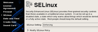 selinux su fedora