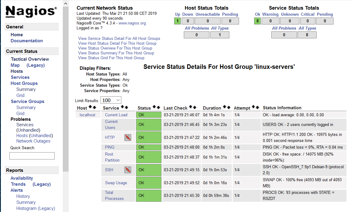 Debian nagios 3 настройка и документация